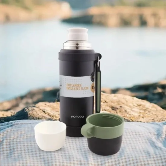 Porodo Lifestyle Insulation Flask 1.8 L - Black